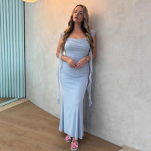 Load image into Gallery viewer, Women Clothing Summer Internet Famous Sexy Suspenders Tube Top Ruffled Ribbon Dress