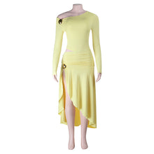 Load image into Gallery viewer, Sexy Cutout off Shoulder Long Sleeve Dress Autumn Slit Sheath Dress