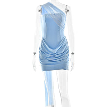 Load image into Gallery viewer, Summer Ribbon Pleated Dress Sexy Tube Top Women Hip