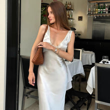 Load image into Gallery viewer, Women Clothing Summer French Entry Lux High Sense Graceful Fashionable Sleeveless Slim Dress