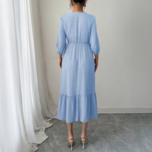 Load image into Gallery viewer, Women Clothing Autumn Casual Holiday All Match Long Dress