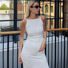 Load image into Gallery viewer, Summer Three Dimensional Line Sexy Sling Slim Fit Dress Women Clothing