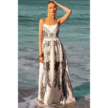 Load image into Gallery viewer, Goods Spring Summer Positioning Printing Large Swing Sweet Strap Dress