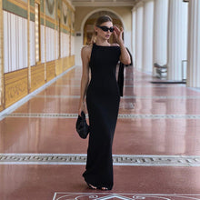 Load image into Gallery viewer, Spring Elegant Sexy Sheath Dress Simple Lace up Dress Women Clothing