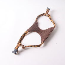 Load image into Gallery viewer, Leopard Print Dog Harness and Leash Set Adjustable Luxury Puppy Vest