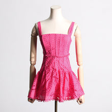 Load image into Gallery viewer, Summer Sexy Sexy Tassel Strap Top High Waist Skirt Two Piece Set