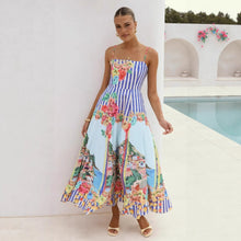 Load image into Gallery viewer, Women Positioning Printing Swing Camisole Dress