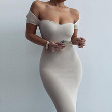 Load image into Gallery viewer, Spring Arrival off-the-Neck Rib Women