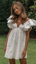 Load image into Gallery viewer, Women Clothing V Neck Ruffle Sleeve Youthful Short Dress