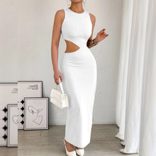 Load image into Gallery viewer, Arrival Maxi Dress Women Sleeveless Hollow Out Cutout Slit Maxi Dress