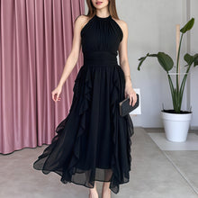 Load image into Gallery viewer, Summer Women Clothing French Ruffled Waist Slimming Dress