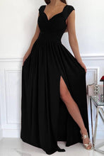 Load image into Gallery viewer, Women Clothing Sleeveless Backless Solid Color Wide Hem Split Women Clothing Dress
