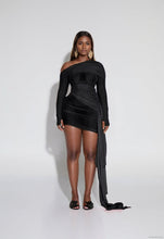 Load image into Gallery viewer, Spring Summer Women Wear Off Neck Design Sexy Pleated Dress Dopamine Sexy