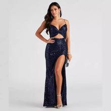Load image into Gallery viewer, Women Cocktail Nightclub Club Beaded Elegant Sequ Dress