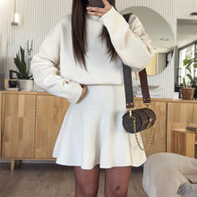 Load image into Gallery viewer, Casual Vacation Sweater Long Sleeve Dress Women Clothing Autumn Winter