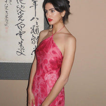 Load image into Gallery viewer, Summer Popular Women Halter Wrapped Chest Printed Dress Women