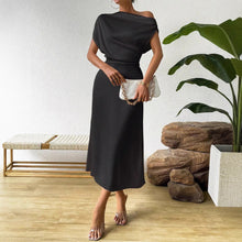 Load image into Gallery viewer, Women Clothing Trendy Summer Satin Satin Women Summer Dress Tight Jumpsuit Long Dress