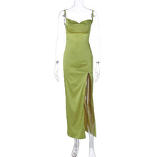 Load image into Gallery viewer, Women Clothing Summer Sexy Backless Slim Fit Split Sling Dress