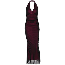 Load image into Gallery viewer, Women Clothing Summer Sexy Halter Mesh Sexy Sleeveless Dress