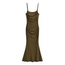Load image into Gallery viewer, Sexy Sexy Pleated Boning Corset Strap Dress Summer Waisted Slim Fit Package Hip Dress