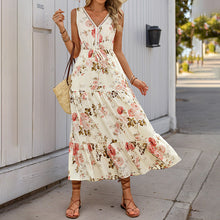 Load image into Gallery viewer, Dress Summer Women Printed Sleeveless Dress