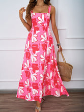 Load image into Gallery viewer, Women Clothing Summer Casual Strap Elegant A line Dress Floral Printed Dress
