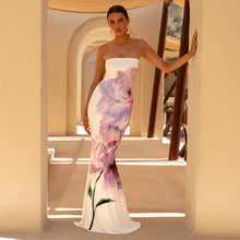 Load image into Gallery viewer, Summer High Class Elegant Sexy Bandeau Slim Fit Long Holiday Dress
