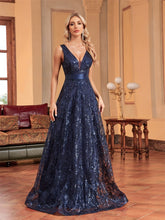 Load image into Gallery viewer, Deep V Plunge Dress Sexy Dress Backless Slim Fit Fishtail Bridesmaid Cocktail Evening Dress Women