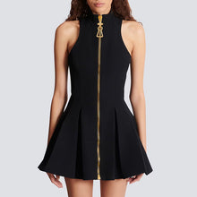 Load image into Gallery viewer, Sexy Graceful Vest Short Dress Autumn Niche Design Solid Color Dress Women