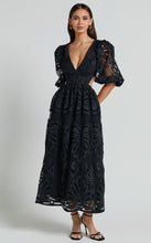 Load image into Gallery viewer, Women Clothing Hollow Out Cutout out Dress Summer V neck Lace Embroidery Sexy Waist Baring Dress