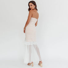 Load image into Gallery viewer, Summer Tube Top Sleeveless Backless Dress Sexy Slim Mid Length Dress