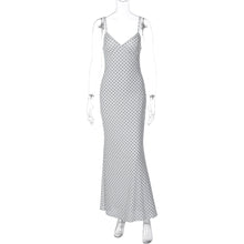 Load image into Gallery viewer, Dot Sexy Deep V Plunge Tube Top Dress Winter Slim Strap Dress