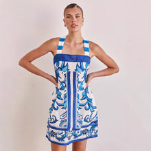 Load image into Gallery viewer, Summer Women Cami Dress Printed Suspender