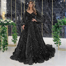 Load image into Gallery viewer, Gold Heavy Industry Beads Luxury Evening Dress Sexy Socialite Aura Queen Maxi Dress