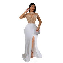 Load image into Gallery viewer, Women Wear Drilling Split Maxi Dress