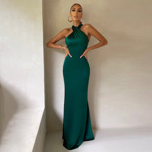 Load image into Gallery viewer, Sexy Solid Color Slim Sleeveless Backless Dress Women