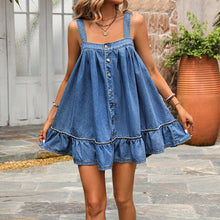 Load image into Gallery viewer, Women Clothing Denim Summer Princess Dress