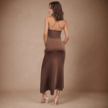 Load image into Gallery viewer, V neck Elegant Halter Dress Women Summer High Grade Sexy Sheath Dress