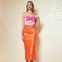 Load image into Gallery viewer, Summer Women Clothing Sexy Dress Stitched Backless Girlfriends Clothes Dress