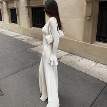 Load image into Gallery viewer, Spring Women Elegant Dress Elegant Design Sexy Lace Stitching Slim Fit Maxi Dress