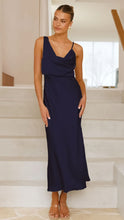 Load image into Gallery viewer, Summer Women Clothing Solid Color Satin Satin Sexy Suspenders Dress