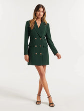 Load image into Gallery viewer, Slim Solid Color Casual Double Breasted Mid-Length Blazer Coat Dress