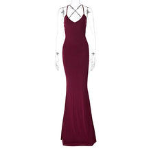 Load image into Gallery viewer, Women Clothing Winter Sexy Backless Lace up Fold Dress