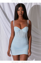 Load image into Gallery viewer, Mesh Summer Backless Design Sling Boning Corset Dress Women Clothing