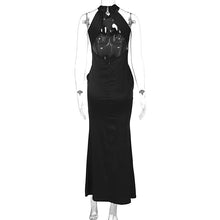 Load image into Gallery viewer, Sexy Solid Color Slim Sleeveless Backless Dress Women