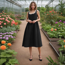 Load image into Gallery viewer, Entry Lux Elegant Dress Autumn Dinner Dress Diamond Embedded Pleating Slim Slimming Dress Women