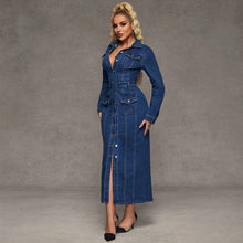Load image into Gallery viewer, Women Clothing Breasted Waist Tight Maxi Dress
