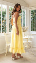 Load image into Gallery viewer, Women Strap Long Stitching Dress Elegant Shoulder Baring Sleeveless Strap