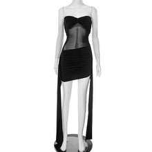 Load image into Gallery viewer, Women Clothing Summer Elegant Ribbon Mesh Stitching Dress Women