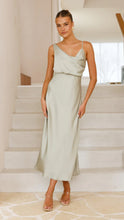 Load image into Gallery viewer, Summer Women Clothing Solid Color Satin Satin Sexy Suspenders Dress